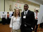 Michael with mentor Mary Ellen Wiltrout